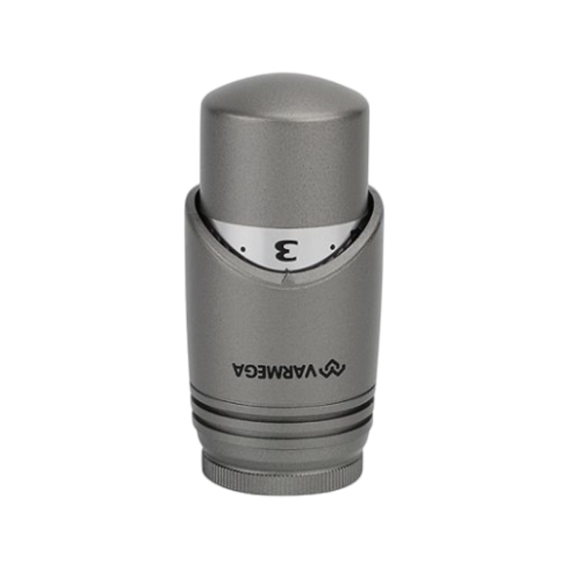 Термостатическая головка, Varmega серия VM112, жидкостная, серая
