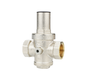 Редуктор понижения давления Varmega VM127 1 1/4" PN25 поршневый с присоединением к манометру