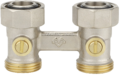 Узел нижнего подключения Varmega VM14111 прямой 3/4"EKх3/4"EK НР-ВР