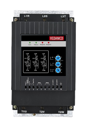 Устройство плавного пуска Veda MCD1 75А 3х380В 37 кВт 220В Modbus