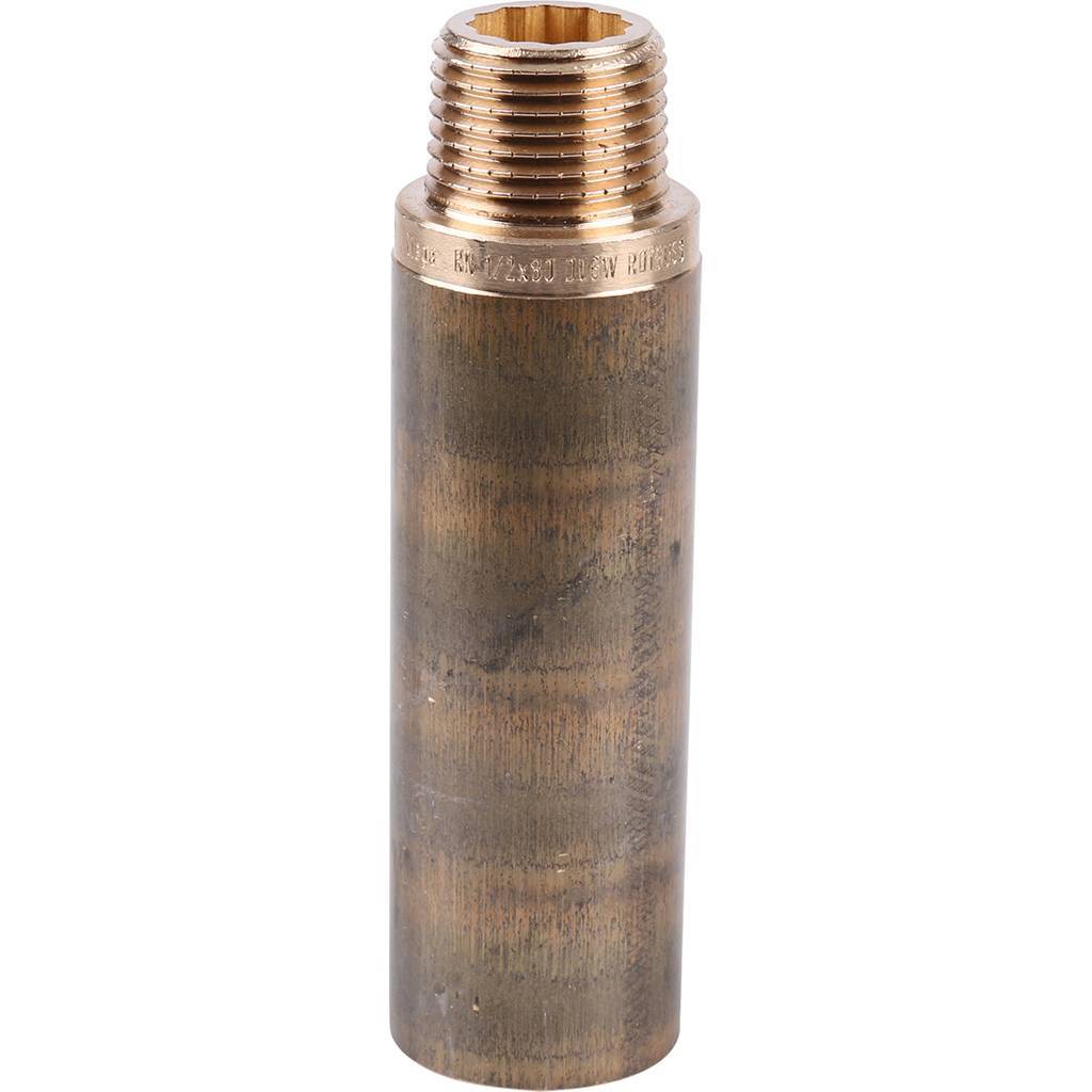 Удлинитель, НВ, 1/2" х 80 мм бронза 357238 Viega модель 3525