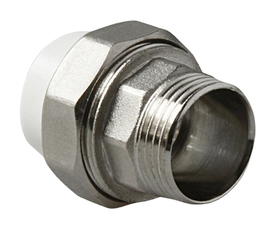 Муфта PP-R сер комб разъем Дн32х1 1/4" НР VALFEX 10156132Г