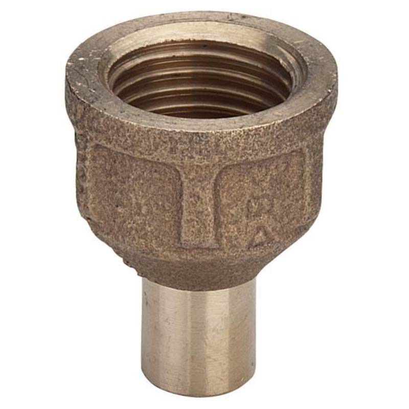 Переходная вставка, Viega, пайка Нр на резьбу Вр DN22 х 3/4", бронза, модель 94246G