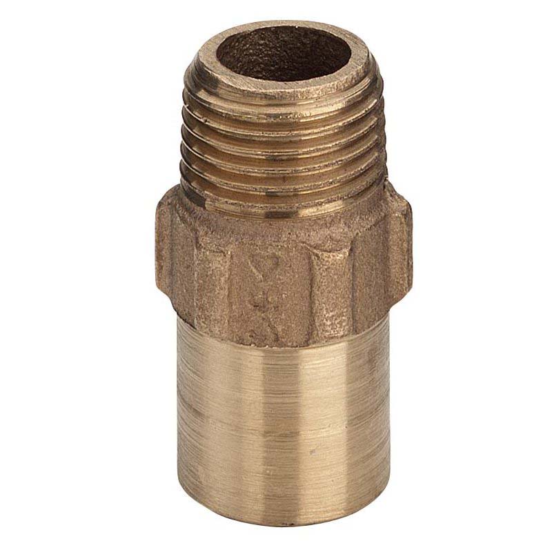 Переходная вставка с резьбой H, 22 х 3/4", бронза, модель 94280G