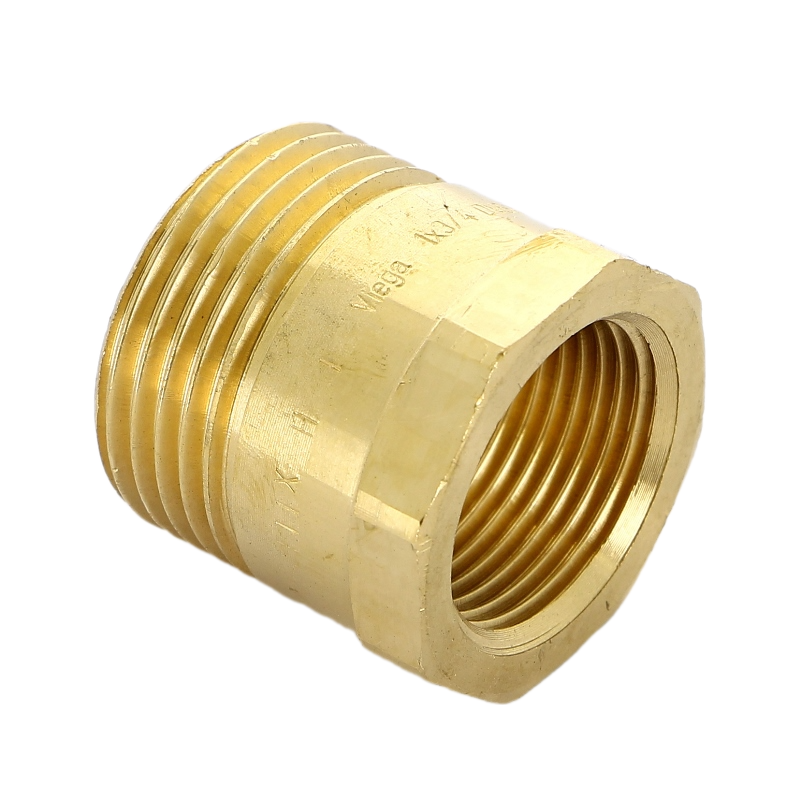 Ниппель-переход, Viega, R2 модель 3243, НВ, 1"x3/4", бронза