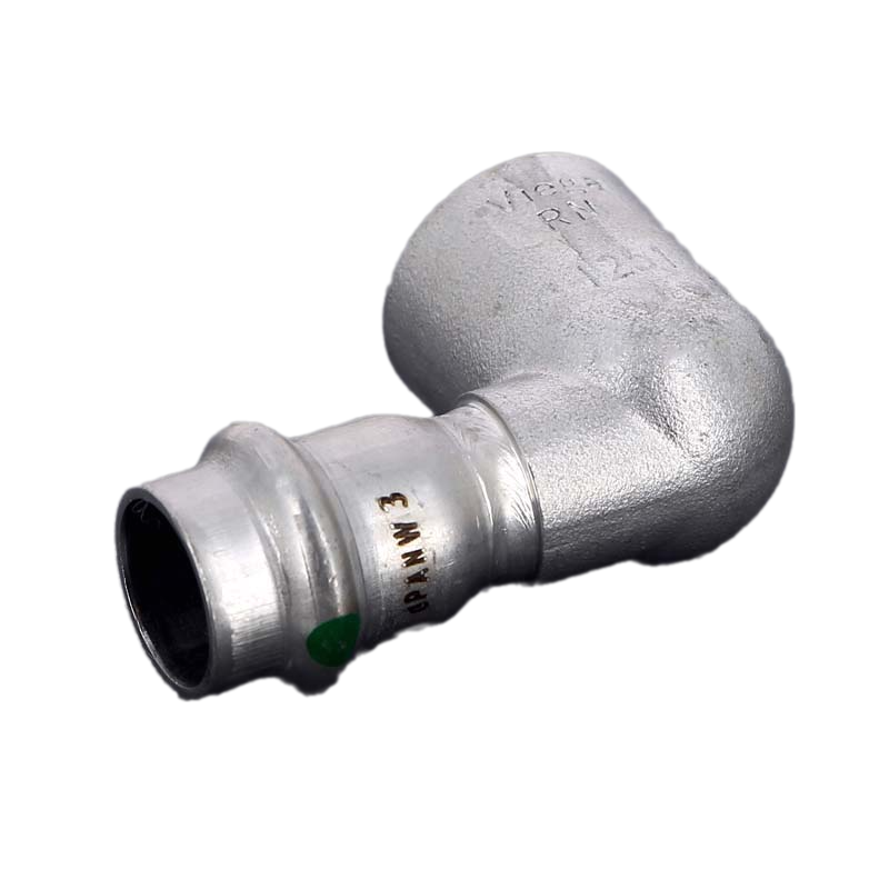 Угловой переход BP 90°, Viega, Sanpress Inox, c SC-Contur, 15 x 1/2", нержавеющая сталь, модель 2314.2