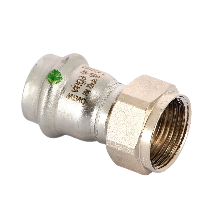 Муфта НГ 22x3/4" с накидной гайкой Sanpress Inox SC-Contur купить с доставкой по РФ