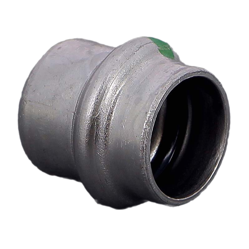 Заглушка, Viega, Sanpress inox, с SC-Contur, нержавеющая сталь, 18 мм, модель 2356