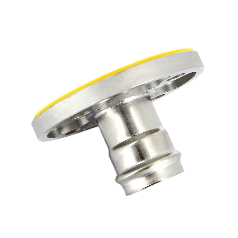 Фланцевый переход, Viega, Sanpress inox с SC-Contur 42,0 (DN 40), нержавеющая сталь, с пресс-соединением, с уплотняющим фланцем PN 10/16, модель 2359 заказать со складов по всей России