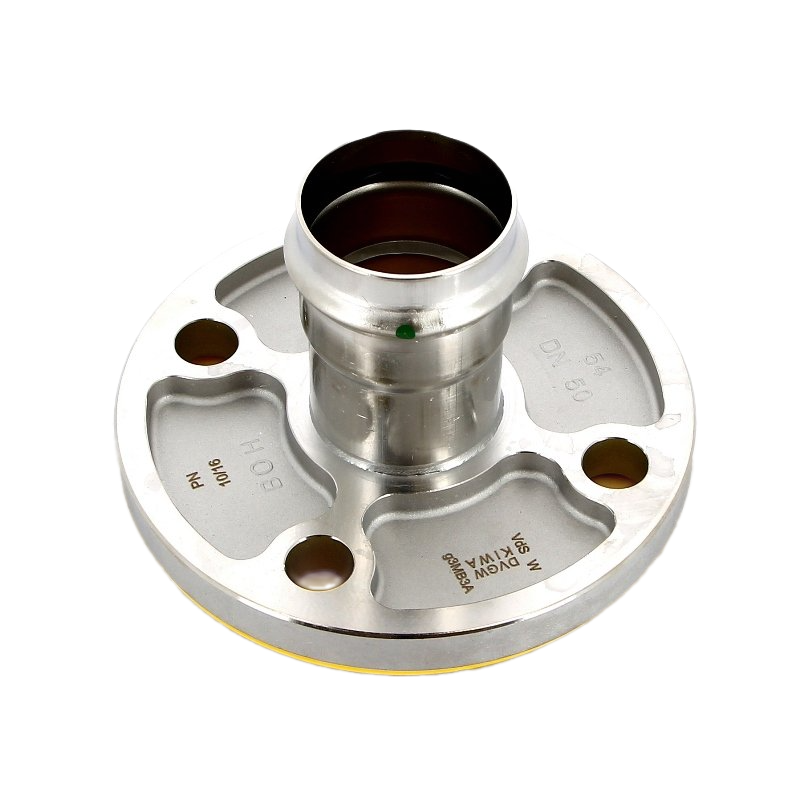 Фланцевый переход, Viega, Sanpress inox с SC-Contur 42,0 (DN 40), нержавеющая сталь, с пресс-соединением, с уплотняющим фланцем PN 10/16, модель 2359 купить по цене "по запросу"