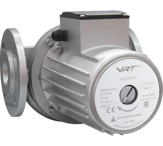 Циркуляционный насос VRT VR.F.1.50-12 220В 0.55кВт