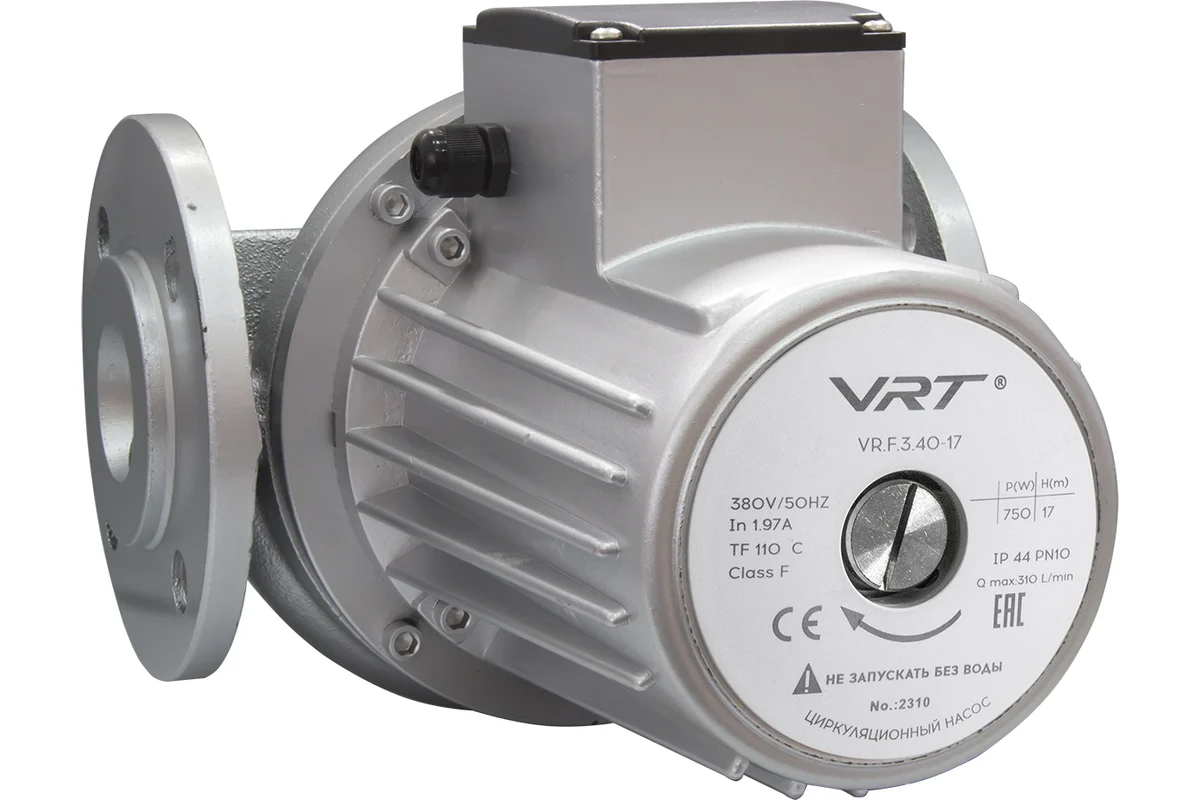 Циркуляционный насос VRT VR.F.3.40-17 380В, 0.75кВт