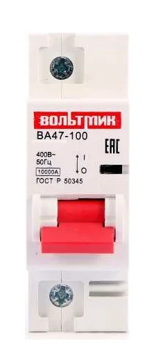 Автоматический выключатель ВТМ (S) ВА 47-100 1р 32А 10кА хар.С
