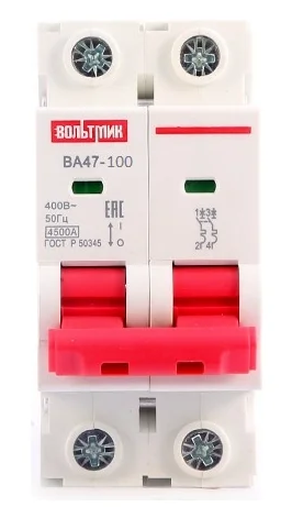Автоматический выключатель ВТМ (S) ВА 47-100 2р 35А 10кА хар.С