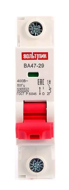 Автоматический выключатель ВТМ (S) ВА 47-29 1р 32А 4,5кА хар.С