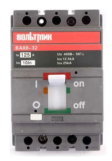 Автоматический выключатель ВТМ (S) ВА 88-32 3Р, 125А, 25кА