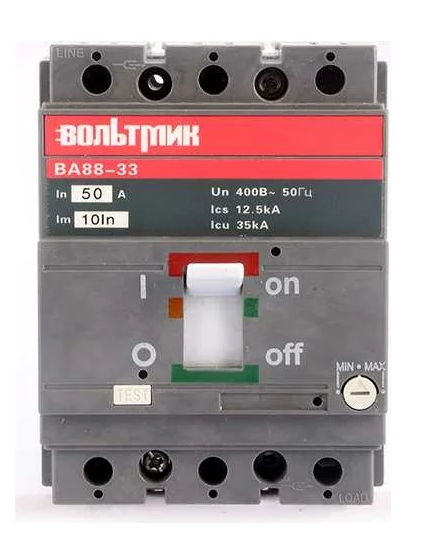 Автоматический выключатель ВТМ (S) ВА 88-33 3Р, 50А, 35кА