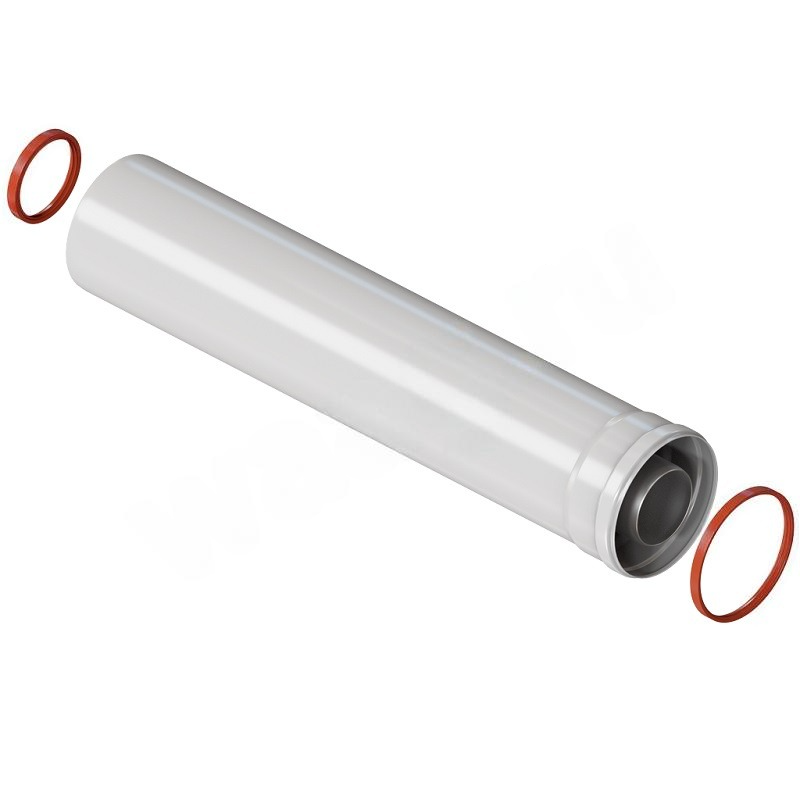 Удлинитель дымохода WAAG DN60/100 x  L1м