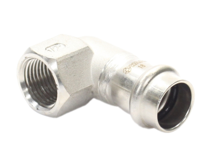 Отвод 90 18-1/2", WAAG Heavy Inox, пресс-резьба, вн., сталь нержавеющая купить с доставкой по РФ
