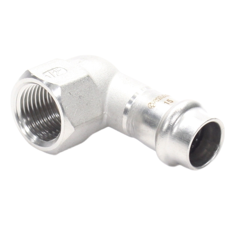 Отвод  WAAG Heavy Inox 90 15-1/2"пресс- ВР