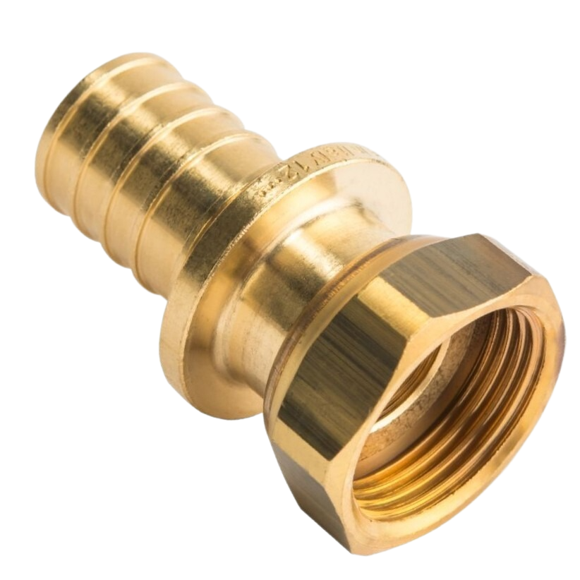 Переходник WAAG Xpand 20-1/2" обжимное кольцо-резьба латунь с накидной гайкой