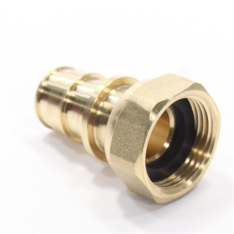 Переходник WAAG Xpand 25-3/4" обжимное кольцо-резьба латунь с накидной гайкой