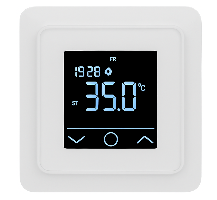 Терморегулятор и термостат Warmcoin W600i программируемый (с WiFi) Цвет: Белый W600_WIFI_белый