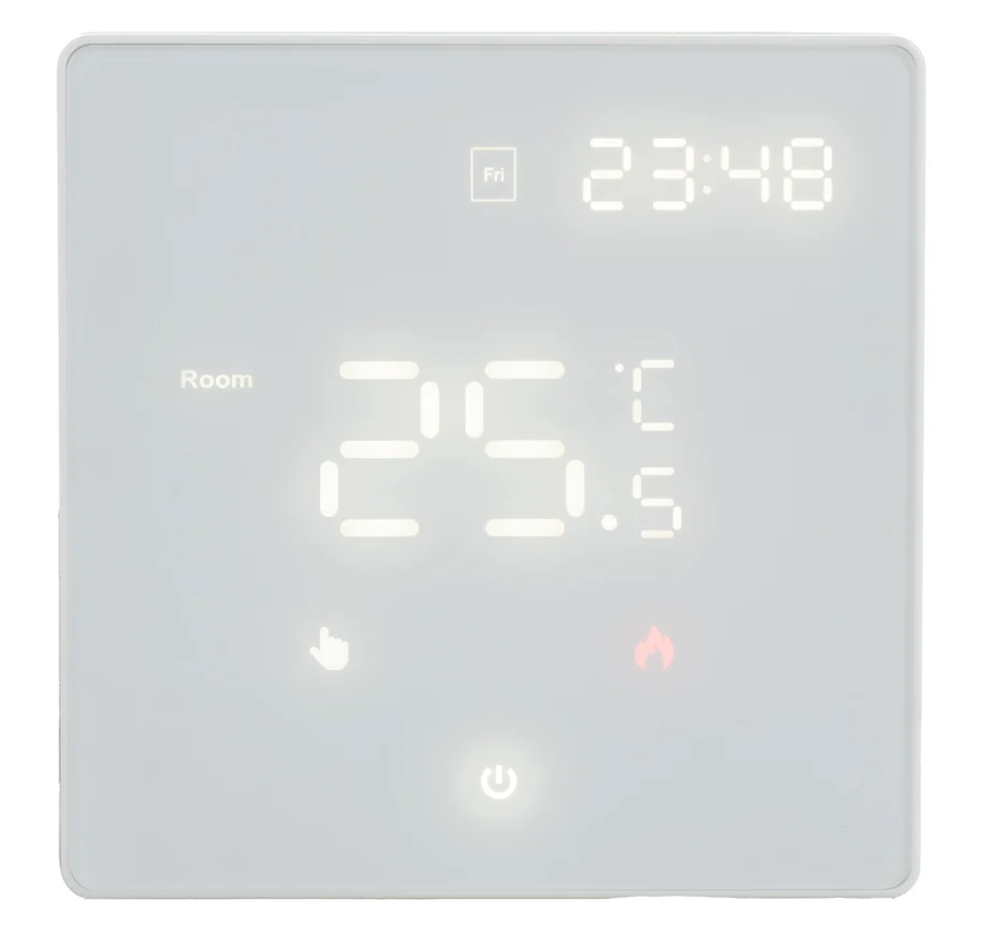 Терморегулятор и термостат Warmcoin W500i (SNOW) программируемый W500_белый