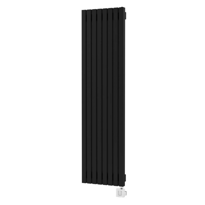 Электрический радиатор полотенцесушитель Warmmet Power 60VE длина 1000 мм секций 7 цвет черный тип подключения: нижнее правое купить с доставкой по РФ