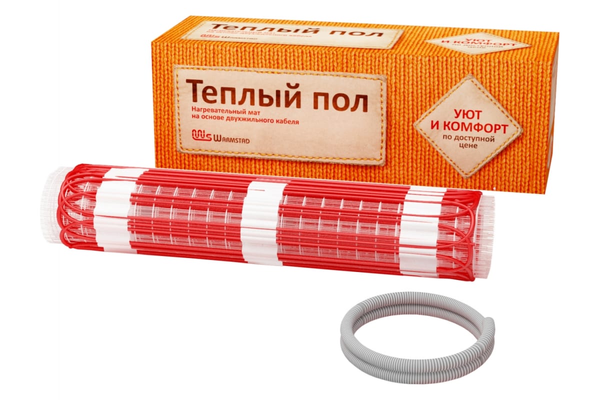 Нагревательный мат Warmstad WSM-175-1.2 150 Вт/м2 1.2 м2 175 Вт