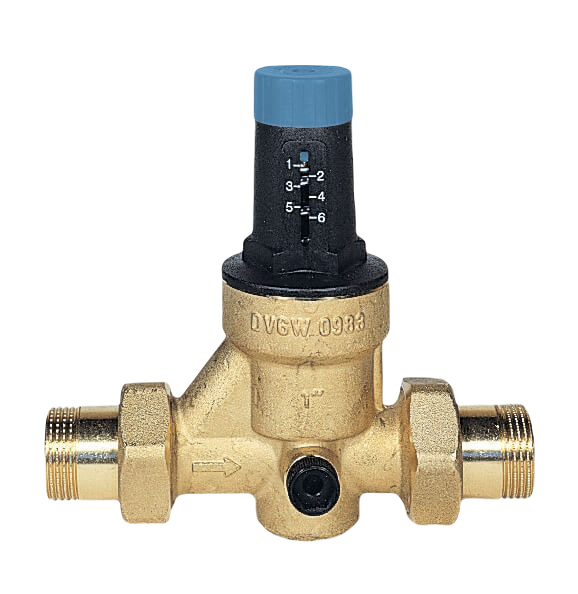 Редуктор давления Watts DRV 1/2" 1,5-6 бар, под акс. манометр 1/4" 10015770