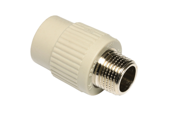 Муфта комбинированная Wavin Ekoplastik SZE06363XX PPR/PP-RCT с наружной резьбой купить с доставкой по РФ