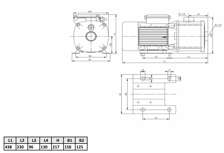 Многоступенчатый насос Wellmix CMI 8-40T-BQCE (3х380В, 2,2кВт) купить по цене 51362.1 руб.