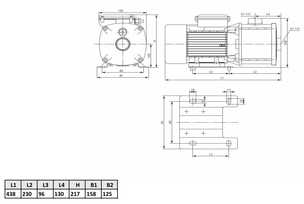 Многоступенчатый насос Wellmix CMI 8-35T-BQCE (3х380В, 2,2кВт) купить по цене 51003 руб.