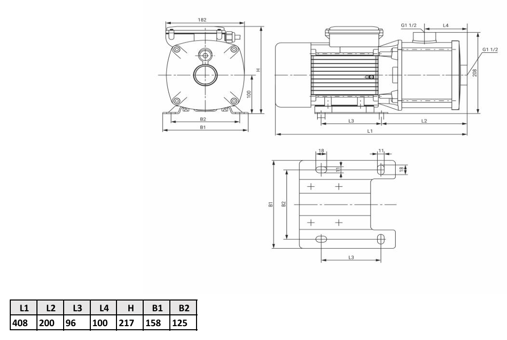 Многоступенчатый насос Wellmix CMI 8-30T-BQCE (3х380В, 1,85кВт) купить по цене 47853 руб.