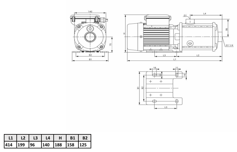 Многоступенчатый насос Wellmix CMI 4-60T-BQCE (3х380В, 1кВт) купить по цене 35438.4 руб.