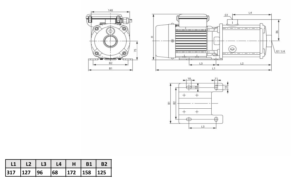 Многоступенчатый насос Wellmix CMI 4-20-BQCE 1х220В, 0,37кВт купить по цене 22634.1 руб.