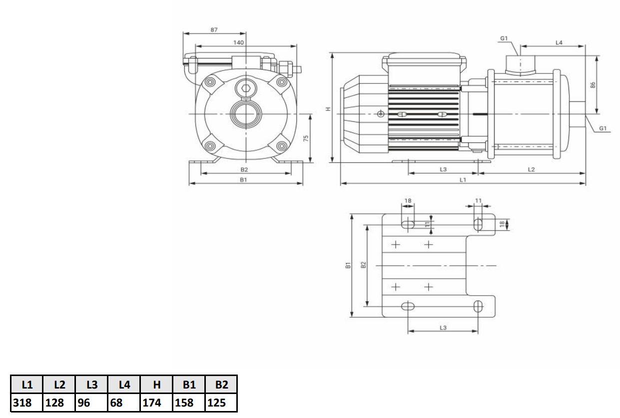 Многоступенчатый насос Wellmix CMI 2-20T-BQCE (3х380В, 0,25кВт) купить по цене 18334.8 руб.