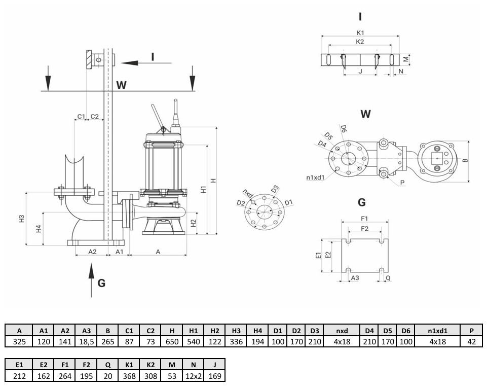 Канализационный насос Wellmix 100WQ2-80-21-7.5/2_380V купить по цене 95500.8 руб.