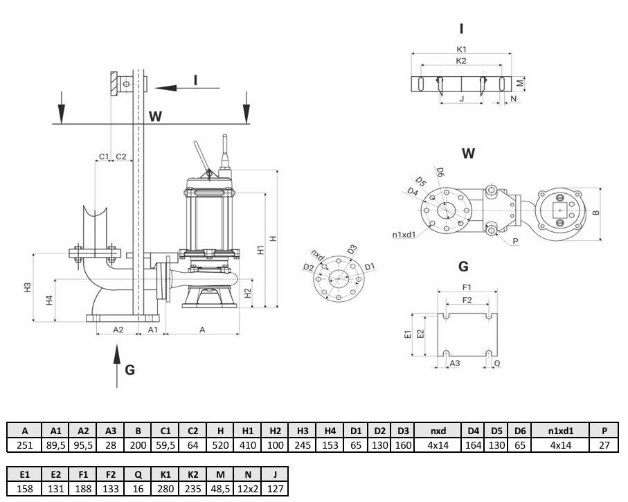 Канализационный насос Wellmix 65WQ2-25-18-2.2/2_380V купить по цене 45424.8 руб.