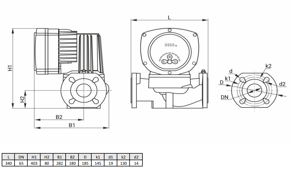 Циркуляционный насос Wellmix WRE 65-150F (частотное регулирование) оформить заказ с доставкой с ближайшего склада