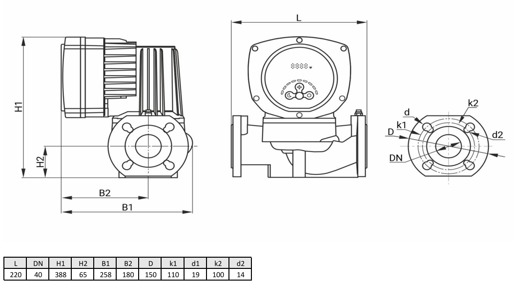 Циркуляционный насос Wellmix WRE 40-100F (частотное регулирование) оформить заказ с доставкой с ближайшего склада