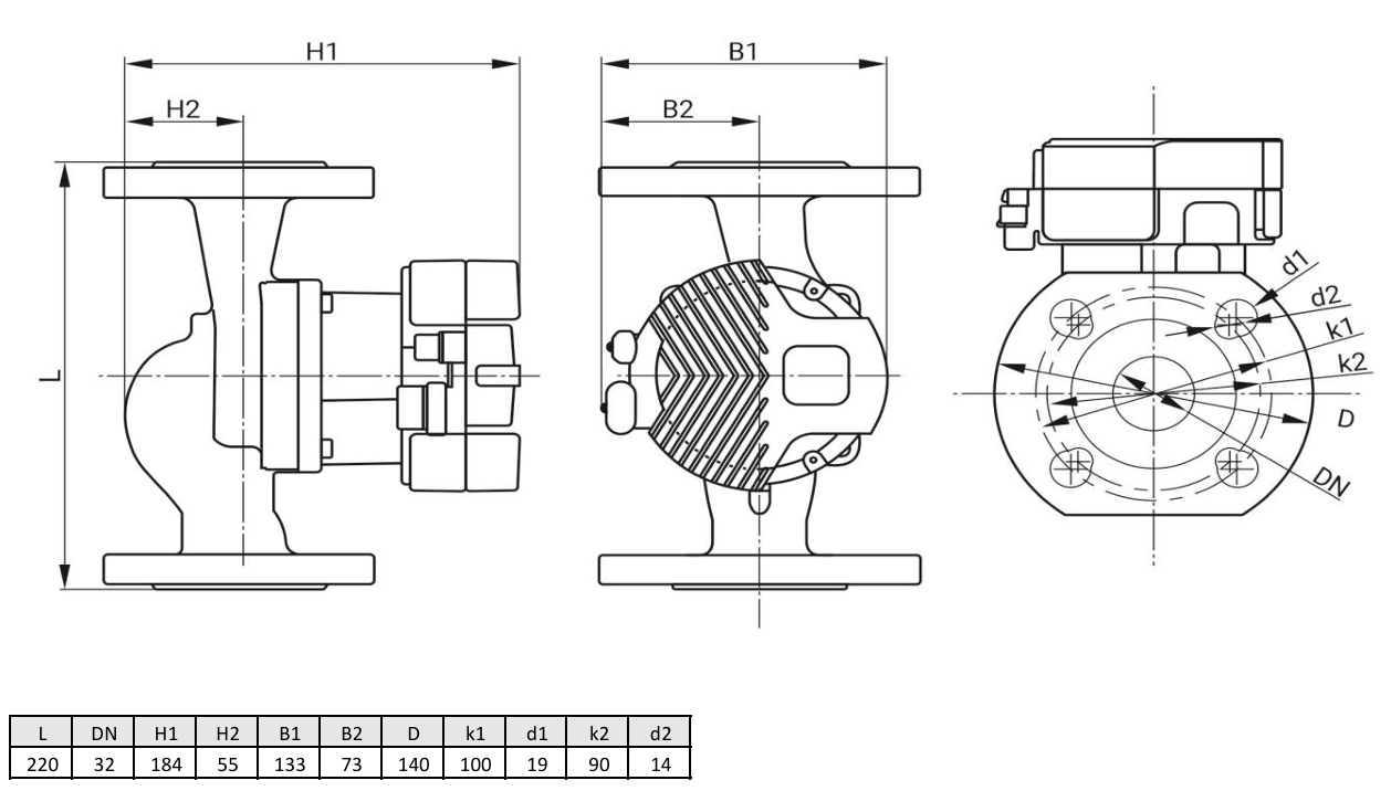 Циркуляционный насос Wellmix WRE 32-120F (частотное регулирование) купить по цене 25693.2 руб.