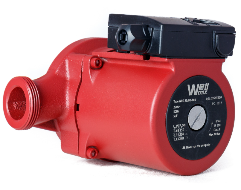 Циркуляционный насос Wellmix WRS 25/80 (180 мм) купить с доставкой по РФ