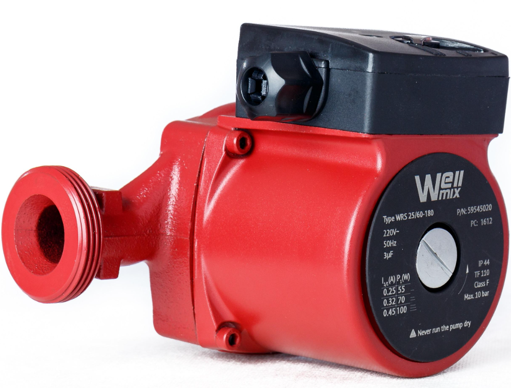 Циркуляционный насос Wellmix WRS 25/60 (монтажная длина 130 мм) купить с доставкой по РФ