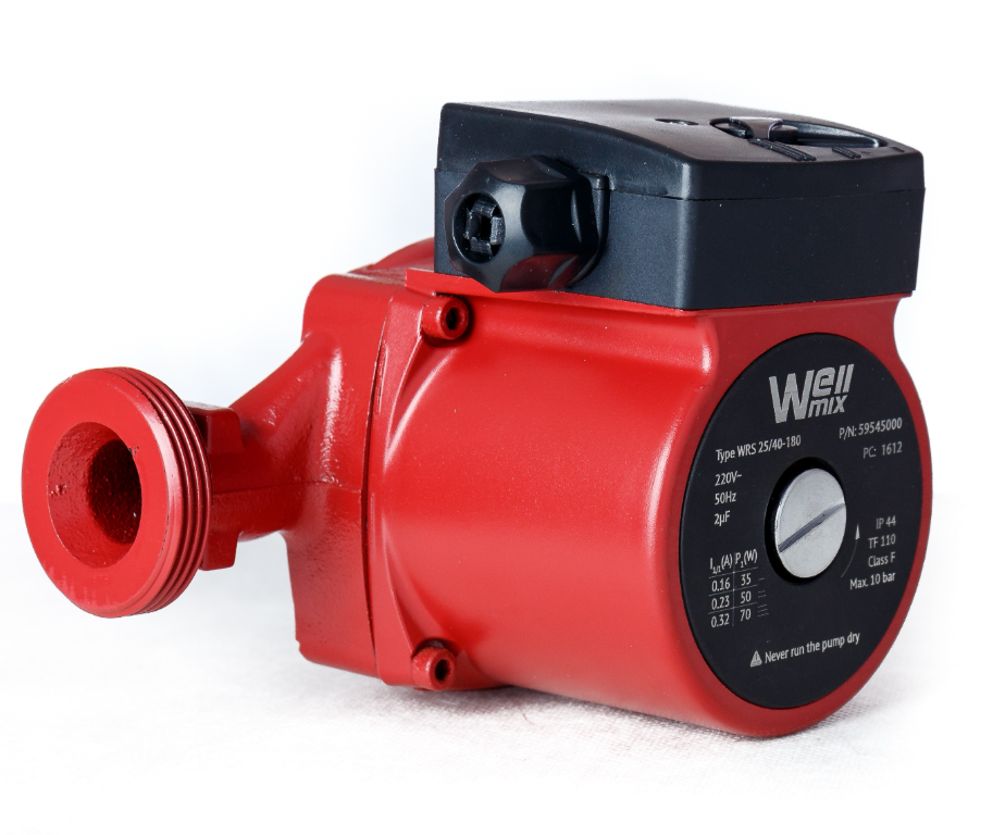 Циркуляционный насос Wellmix WRS 25/40 (монтажная длина 130 мм) купить с доставкой по РФ