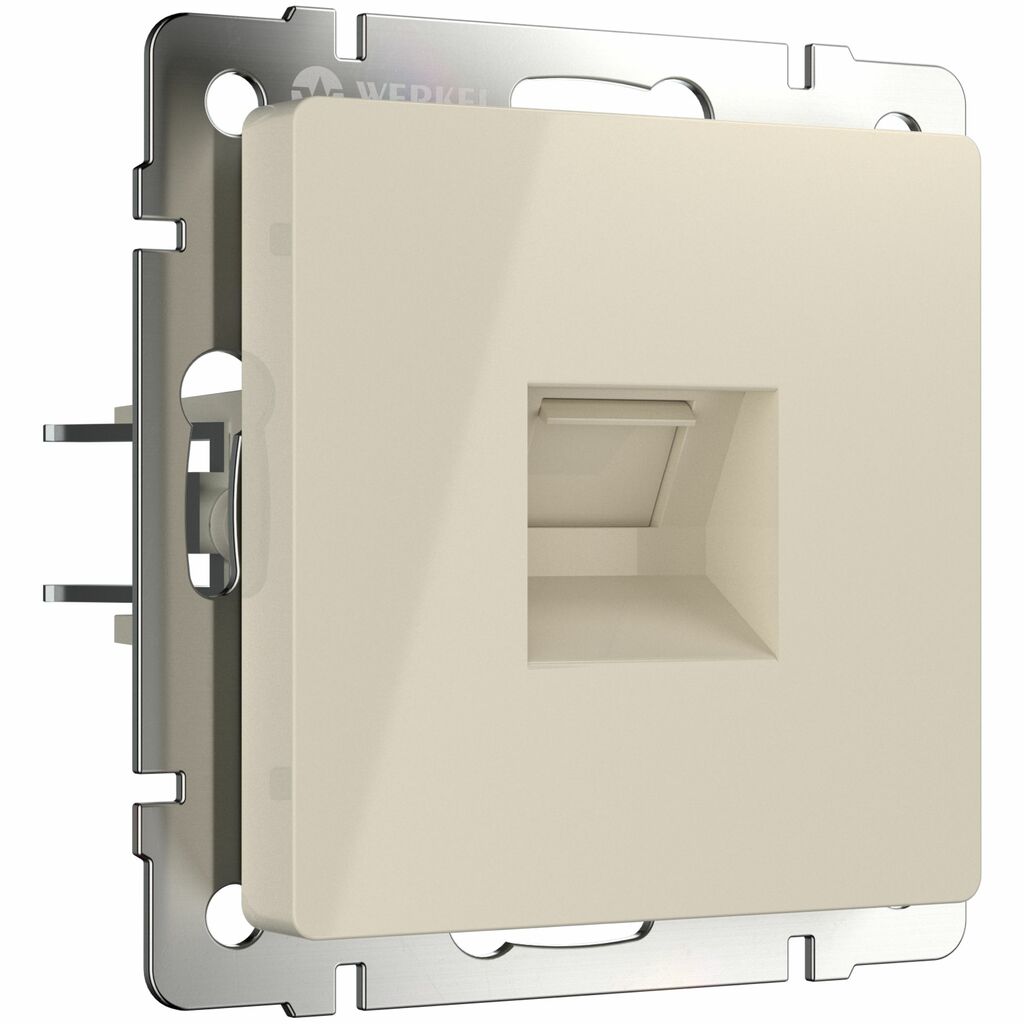 Розетка Werkel Ethernet RJ-45 (слоновая кость)