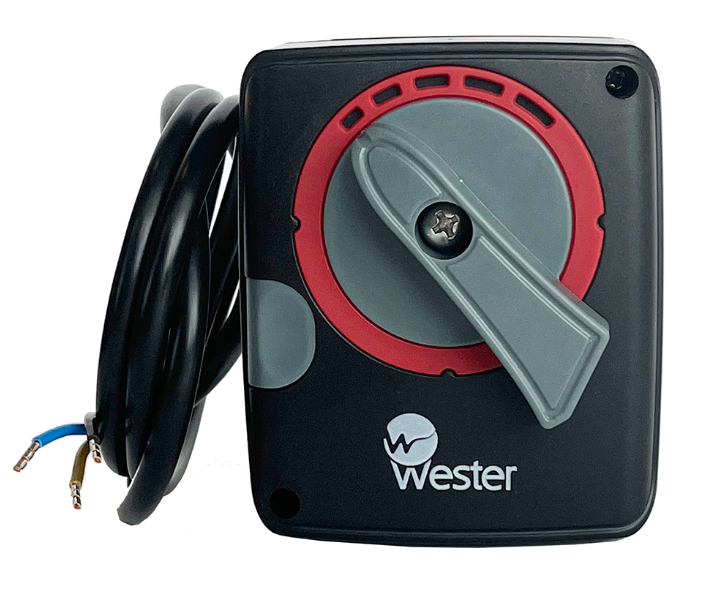 Привод поворот. Wester ARS6, 2-поз., откр. вправо. (220В,6Нм,90°,60сек,КО-РО-ОХ-ВК) купить с доставкой по РФ