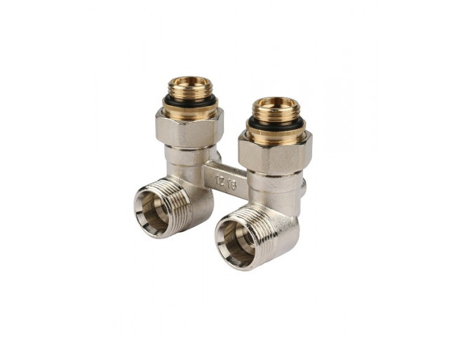 Гарнитура Wester нижняя угловая 1/2Mx3/4”F*1/2”M в комплекте с переходниками