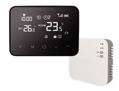 Термостат электронный программируемый беспроводной Wester RT20PRF купить с доставкой по РФ